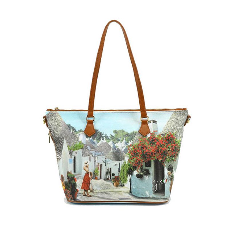 Shopping small Donna YNOT? in goffrato - YES-396S2 TRULLI