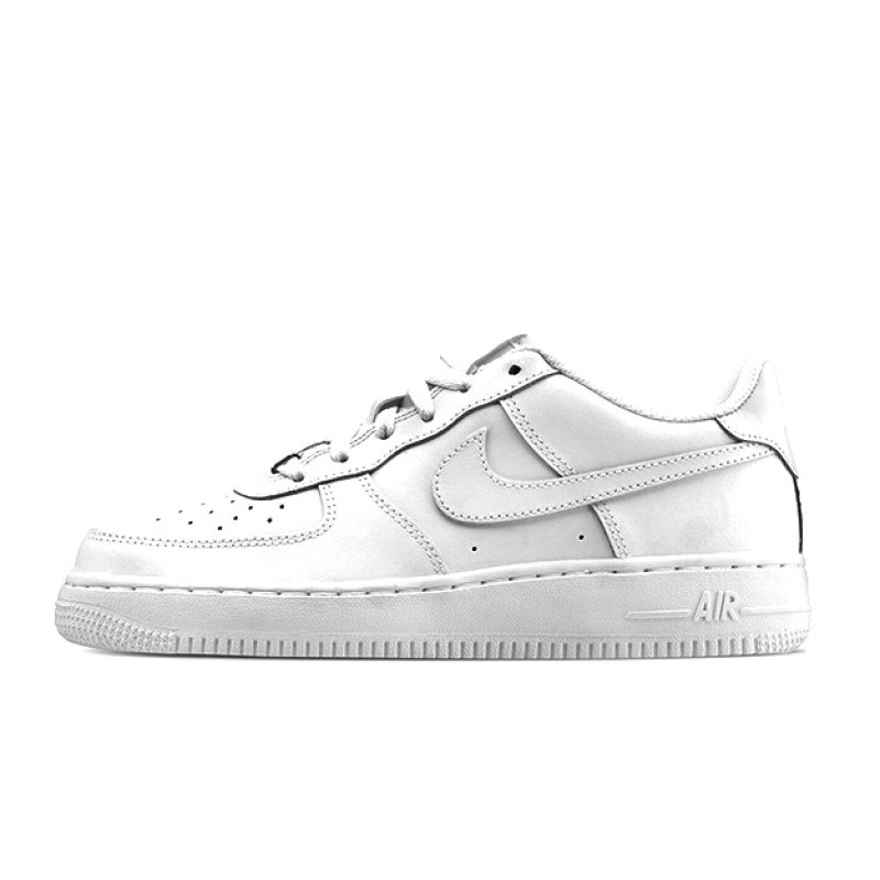Sneaker Bisex NIKE in pelle - AIR FORCE 1 LE (GS) WHITE