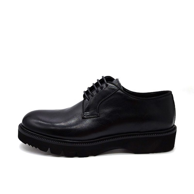 Francesina Uomo EXTON in pelle - 668 BLACK
