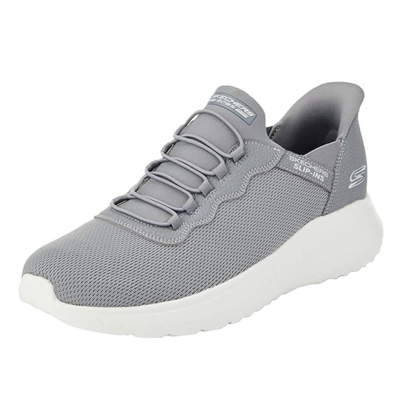 Sneaker Uomo SKECHERS in maglia ingegnerizzata e materiale tecnico - 118300GRY GRAY