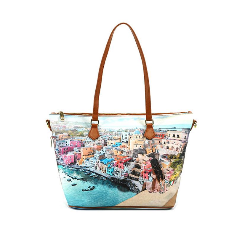 Shopping small Donna YNOT? in goffrato - YES-396S2 NAPOLI