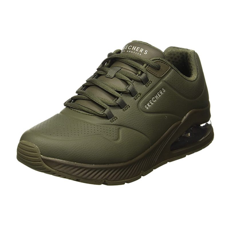 Sneaker Uomo SKECHERS in pelle - 232181/OLV OLIVE