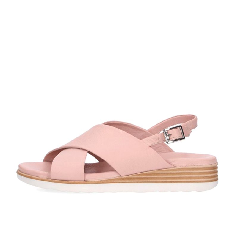 Sandalo Donna KEYS in pelle - K-6523 OLD PINK