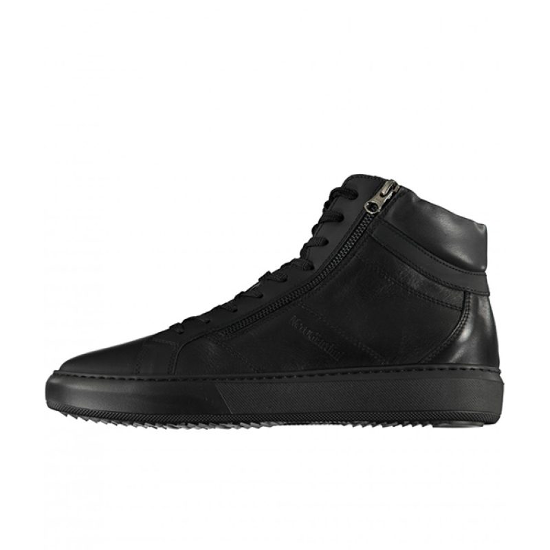 Sneaker alta Uomo Nero Giardini in pelle - I001803/100