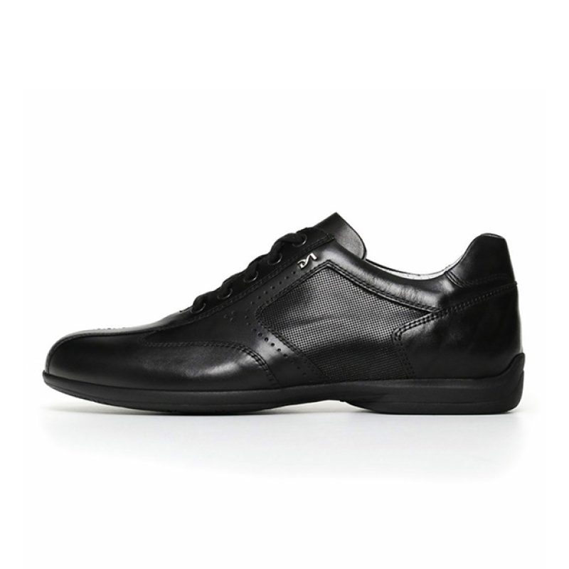 Sneaker Uomo Nero Giardini in pelle - P800140U100