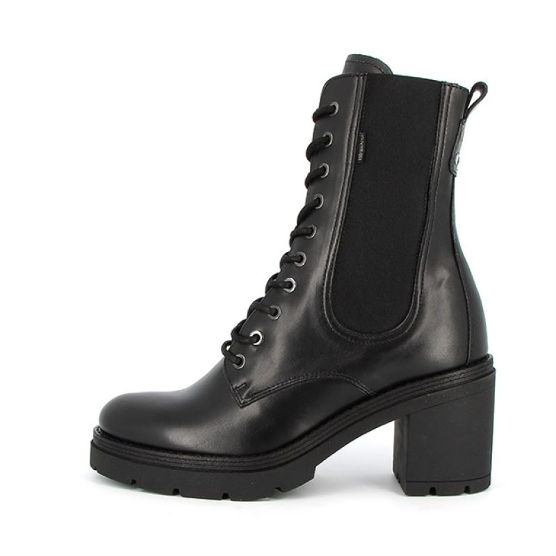 Anfibio alto Donna NERO GIARDINI in pelle - I117133D/100 NERO