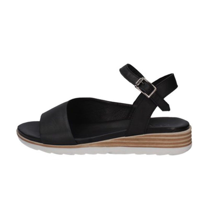 Sandalo Donna KEYS in pelle - K-6521 BLACK