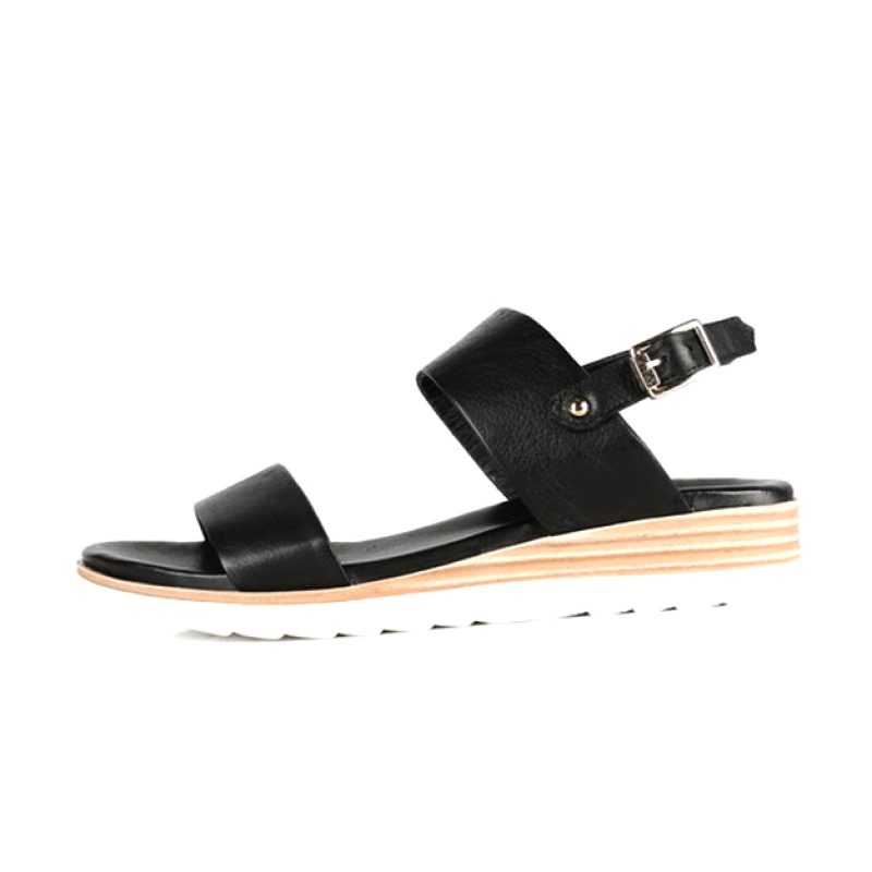 Sandalo Donna KEYS in pelle - K-6520 BLACK