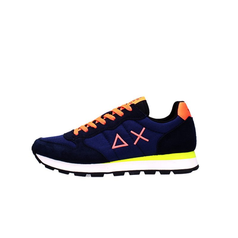 Sneaker Uomo in tessuto e camoscio - Z41102 NAVY