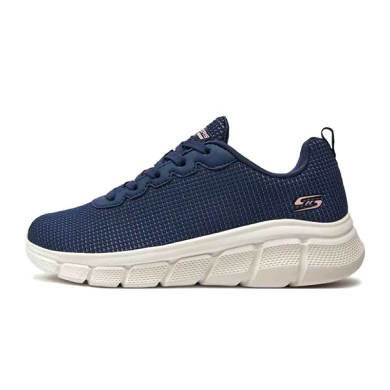 Sneaker Donna SKECHERS BOBS B FLEX-VISIONAR in tessuto a maglia ingegnerizzata - 117346/NVY NAVY