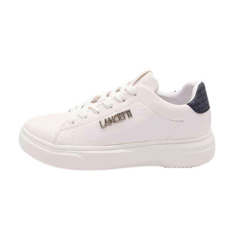 Sneaker Donna LANCETTI in ecopelle - LT95903S WHITE