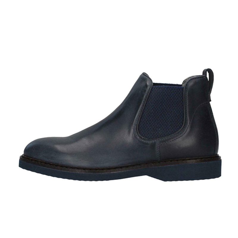 Stivaletto Chelsea Uomo Nero Giardini in pelle - I001691U/200