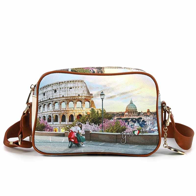 Tracolla piccola Donna YNOT? in goffrato - YES-310S3 ITALIAN LOVE