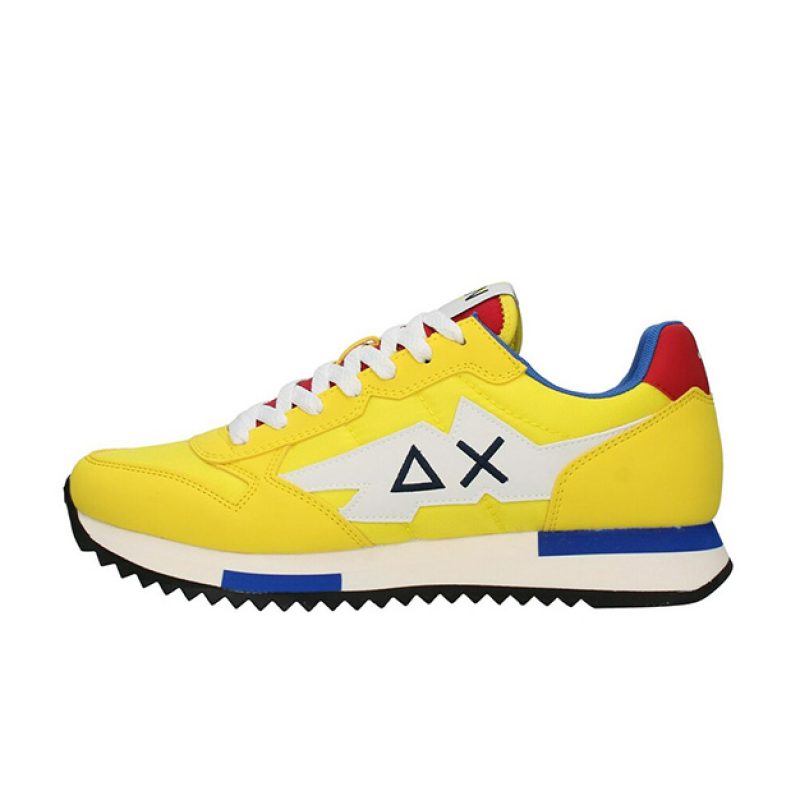 Sneaker Uomo SUN68 in tessuto e pelle - NIKI SOLID Z32118 GIALLO