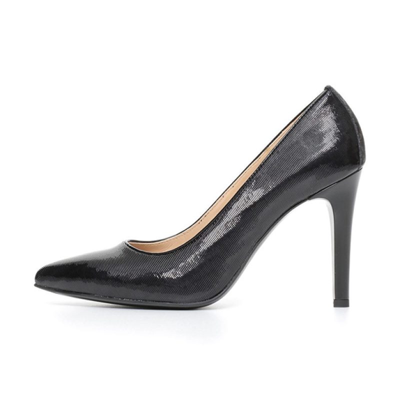 Decolletè Donna Nero Giardini in pelle - P717442DE/100