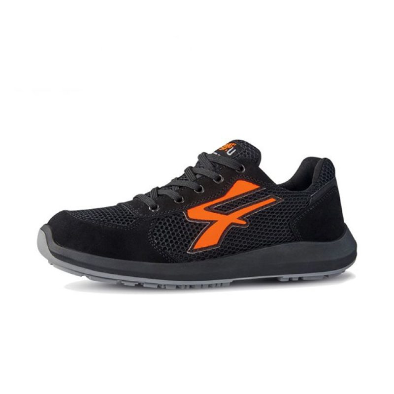 Scarpa da lavoro U-POWER RED UP-U ATOS ESD S1P SRC - ATOS RU20016 NERO/ARANCIO