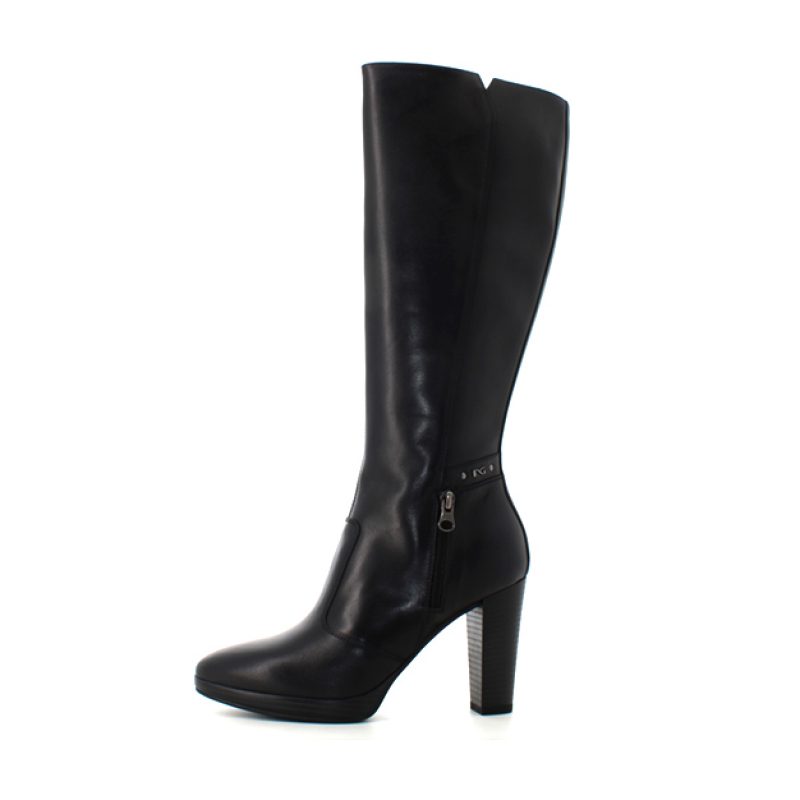 Stivale Donna NERO GIARDINI in pelle – I308910D100 NERO