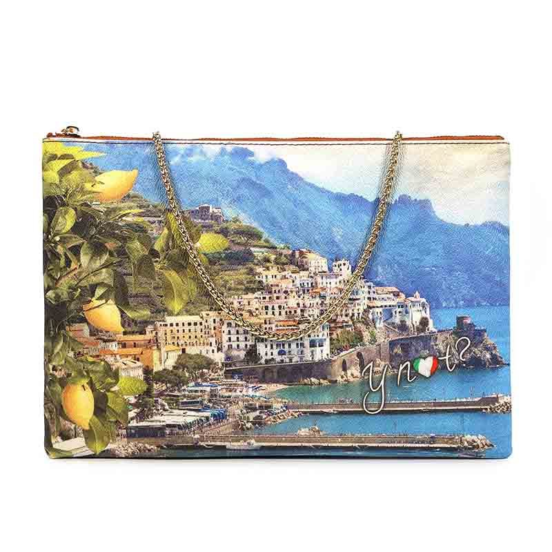 Pochette Donna YNOT? in goffrato - YES-605S3 LEMON COAST