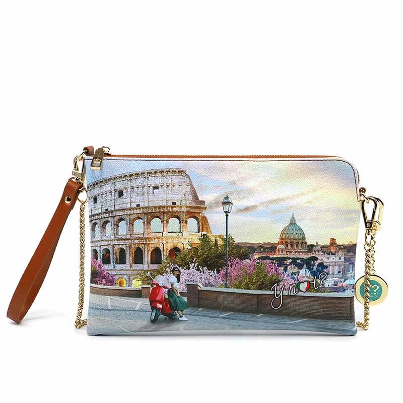 Tracolla small Donna Y NOT? in goffrato - YES-303S3 ITALIAN LOVE