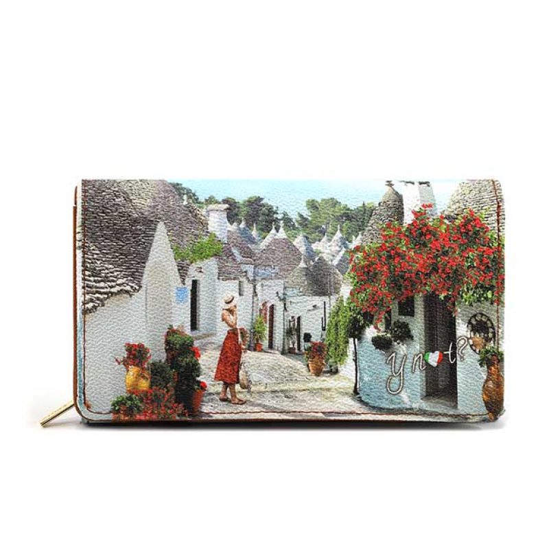 Portafogli Donna YNOT? in saffiano sintetico - YES-364S2 TRULLI
