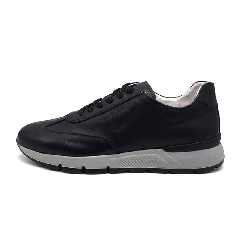 Sneaker Uomo NERO GIARDINI in pelle - E302822U/100 NERO