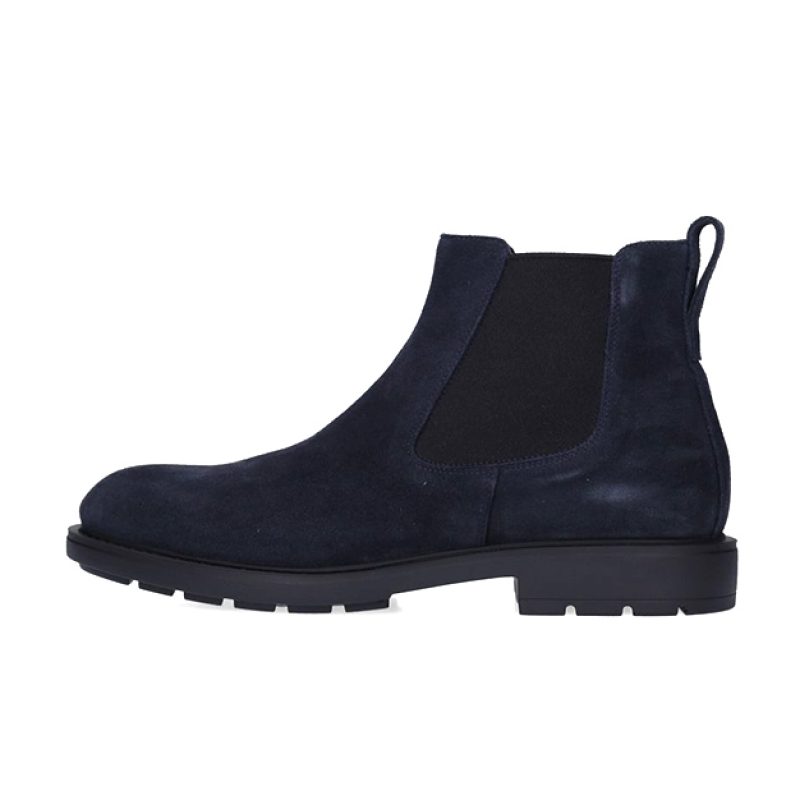 Tronchetto Uomo NERO GIARDINI in camoscio - I001652D/200 BLU