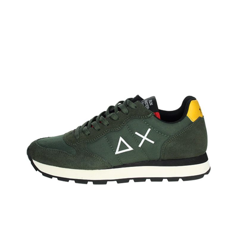 Sneaker Uomo in tessuto e camoscio