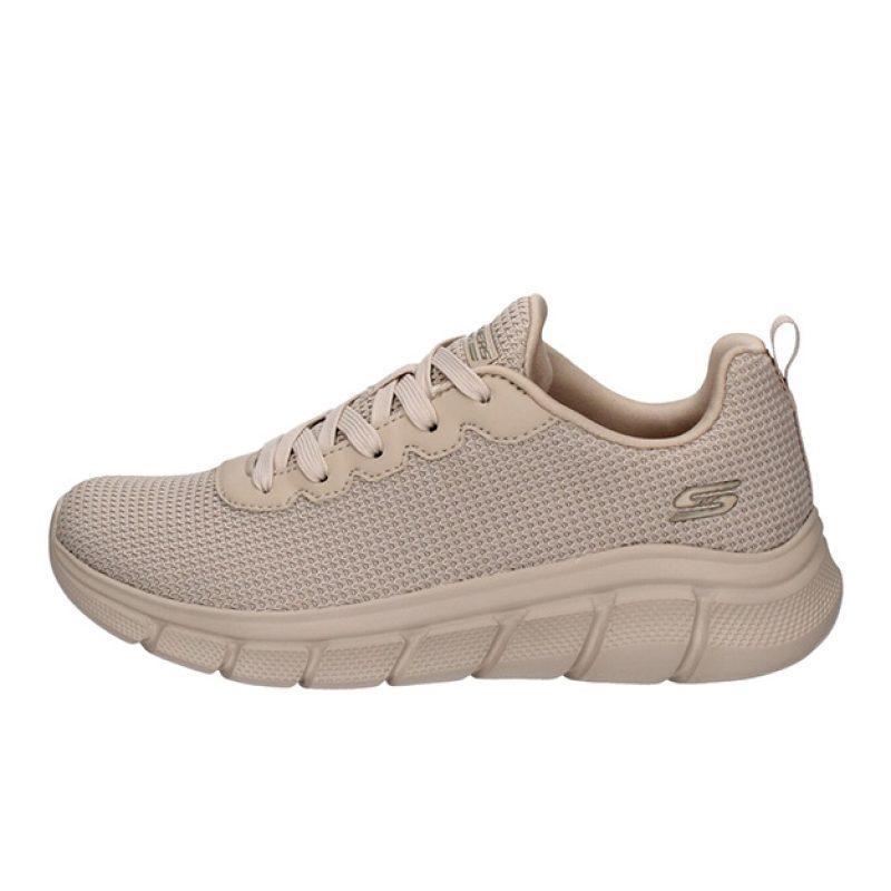 Sneaker Donna SKECHERS BOBS B FLEX-VISIONAR in tessuto a maglia ingegnerizzata - 117346NAT NATURAL