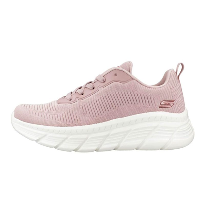 Sneaker Donna SKECHERS BOBS B FLEX HI FLY in tessuto a maglia ingegnerizzata - 117385/BLSH BLUSH