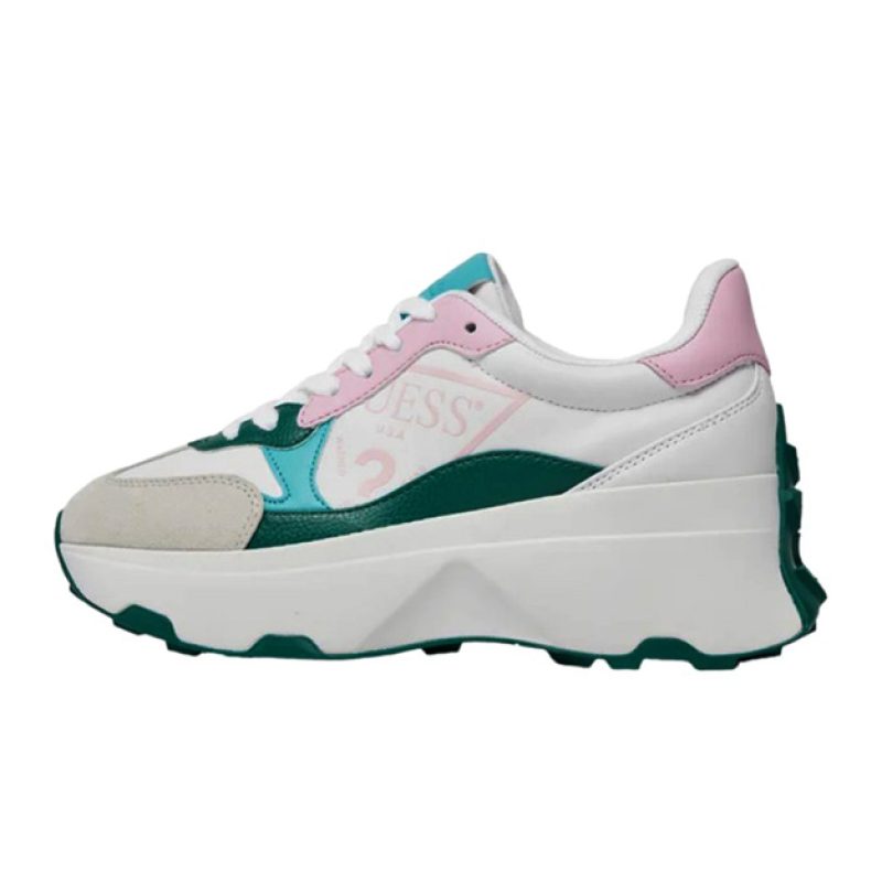 Sneaker Donna GUESS in pelle ed ecopelle - FLPCB7ELE12 WHGRE