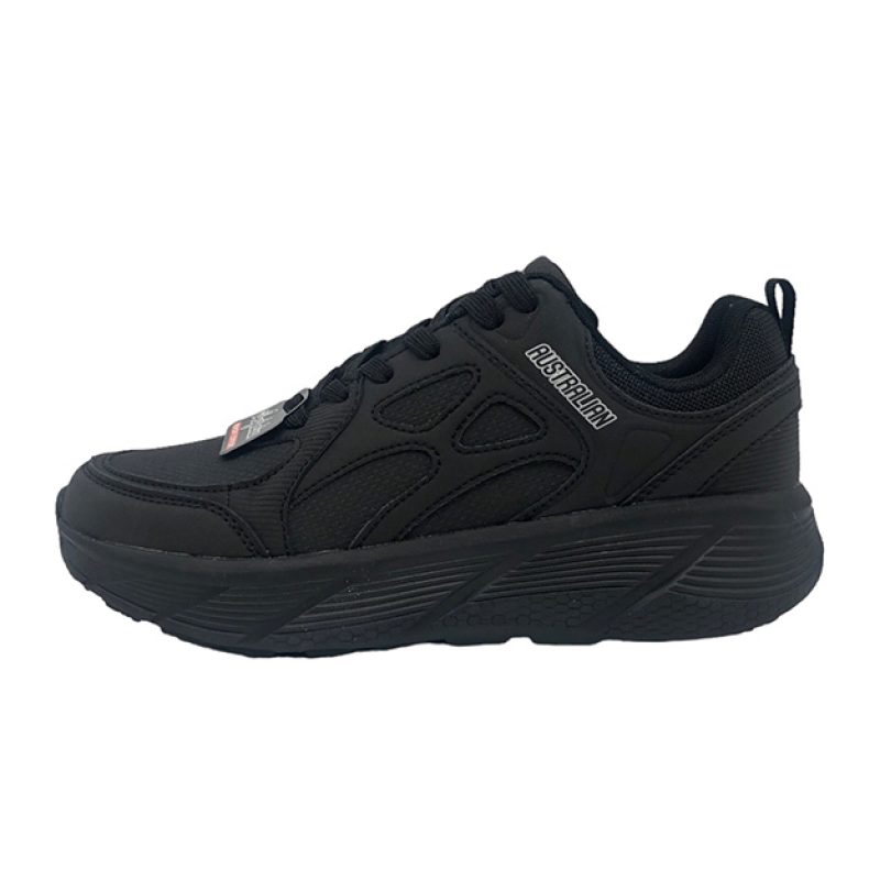 Sneaker Uomo AUSTRALIAN in ecopelle e tessuto traspirante nylon - AU32M505-B001 BLACK DELUXE