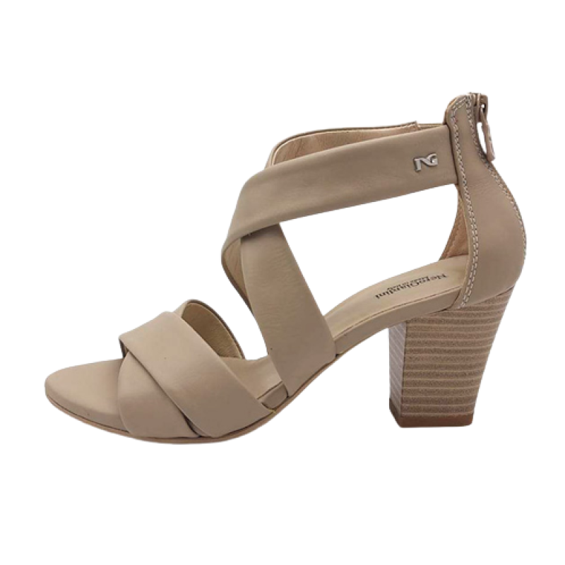 Sandalo Donna NERO GIARDINI in pelle - E307510D/410 SABBIA