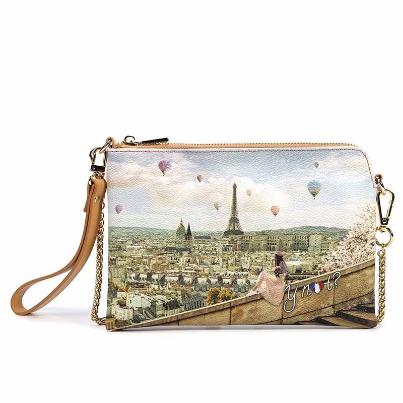 Pochette small Donna Y NOT? in goffrato - YES-384S3 MONTGOLFIERE