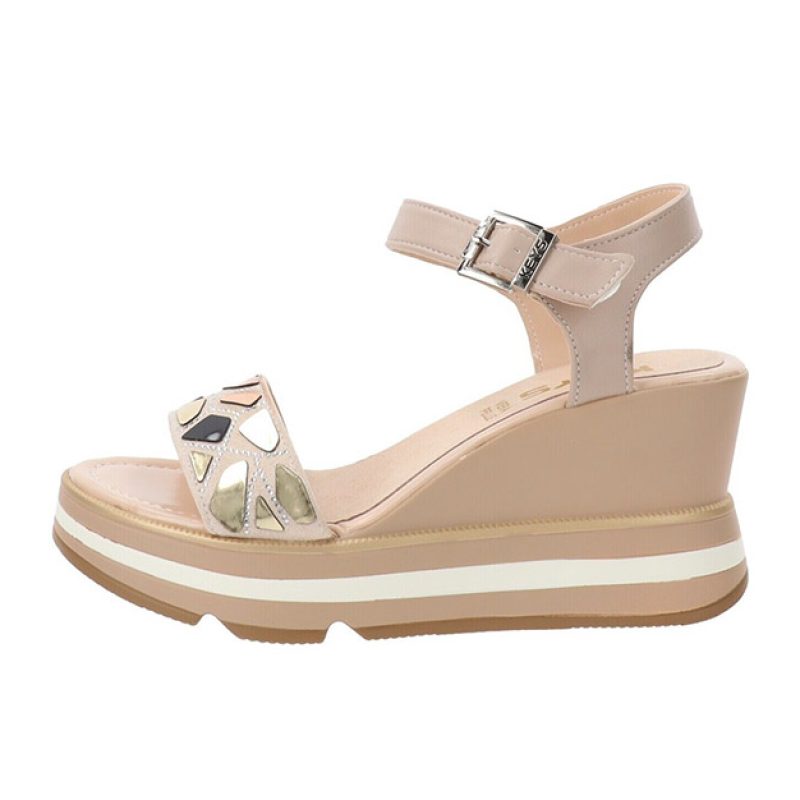 Sandalo Donna KEYS in pelle - K-8132 PINK