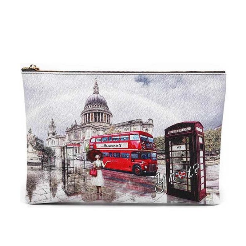 Pochette Donna YNOT? in goffrato - YES-605F2 LRA