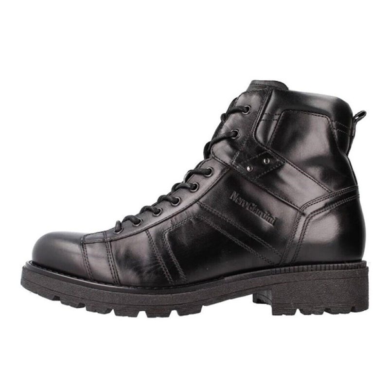 Anfibio Uomo Nero Giardini in pelle - I304000U100 NERO