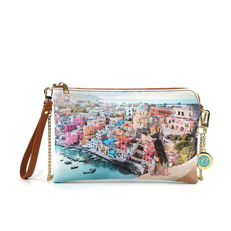 Tracolla small Donna YNOT? in goffrato - YES-303S2 NAPOLI