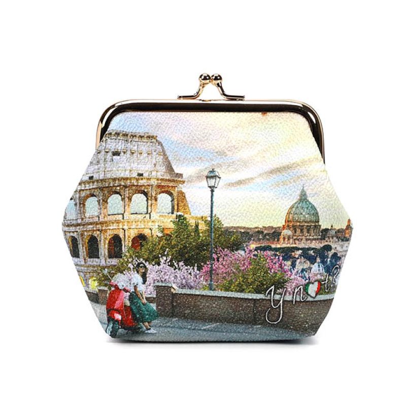 Portamonete Donna YNOT? in goffrato - YES-586S3 ITALIAN LOVE