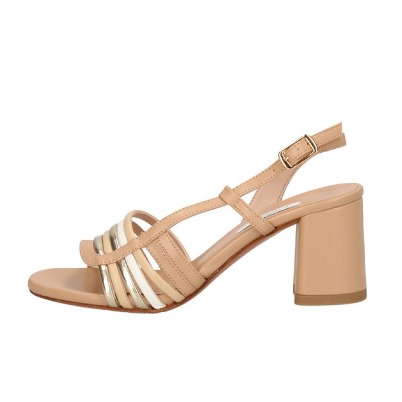 Sandalo Donna L'AMOUR BY ALBANO in pelle - 037 SOFT NUDE