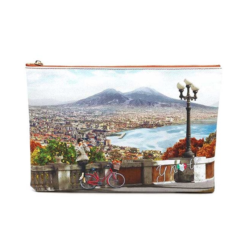 Pochette Donna YNOT? in goffrato - YES-605F2 NGO