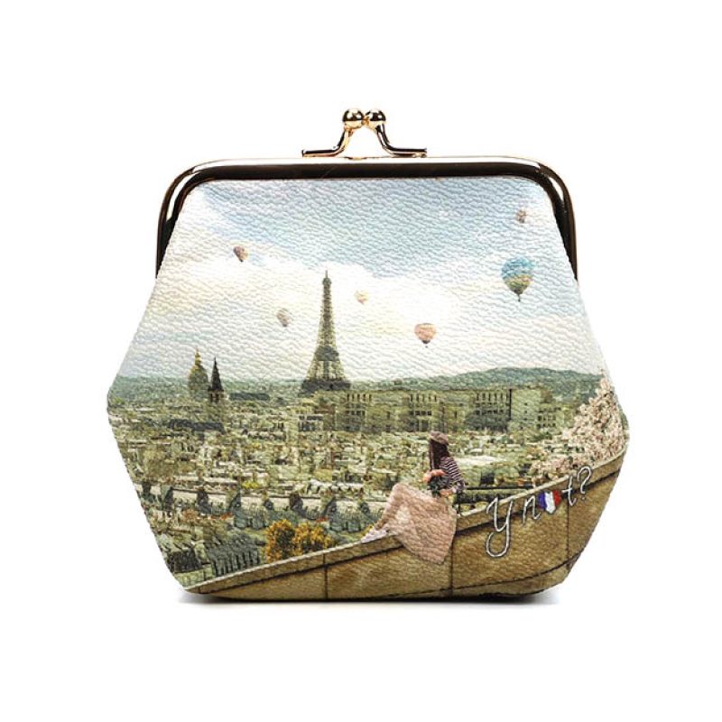 Portamonete Donna YNOT? in goffrato - YES-586S3 MONTGOLFIERE