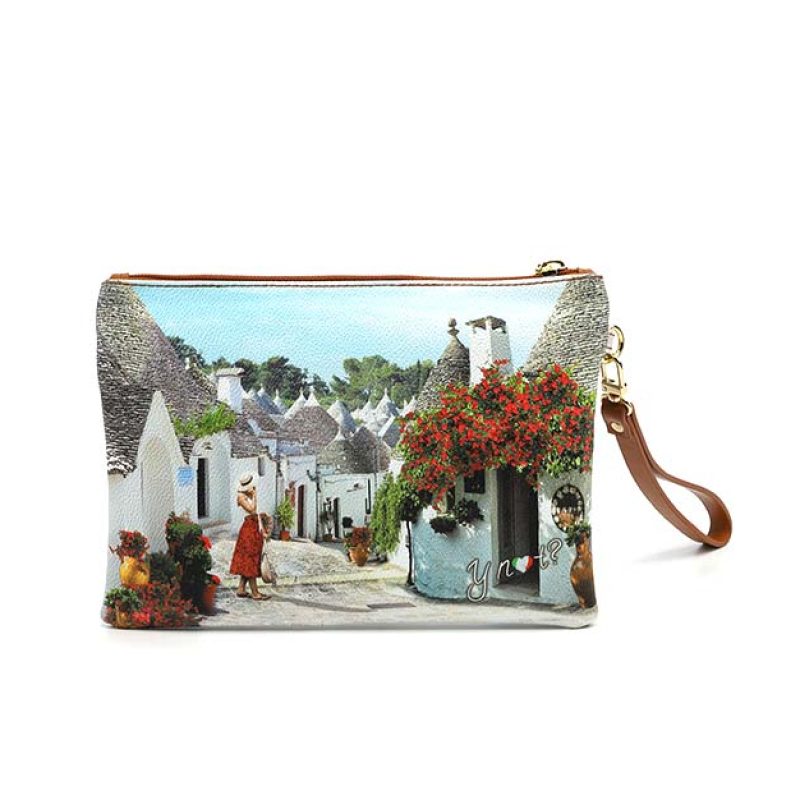 Pochette Donna YNOT? in goffrato - YES-343S2 TRULLI