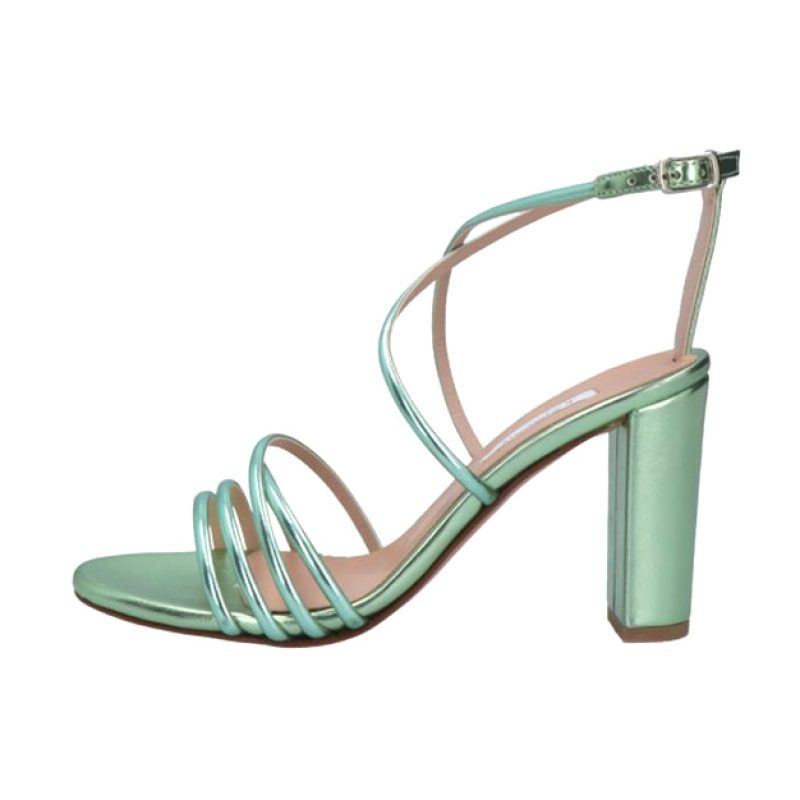 Sandalo Donna L'AMOUR BY ALBANO in pelle - 005 METAL MENTA