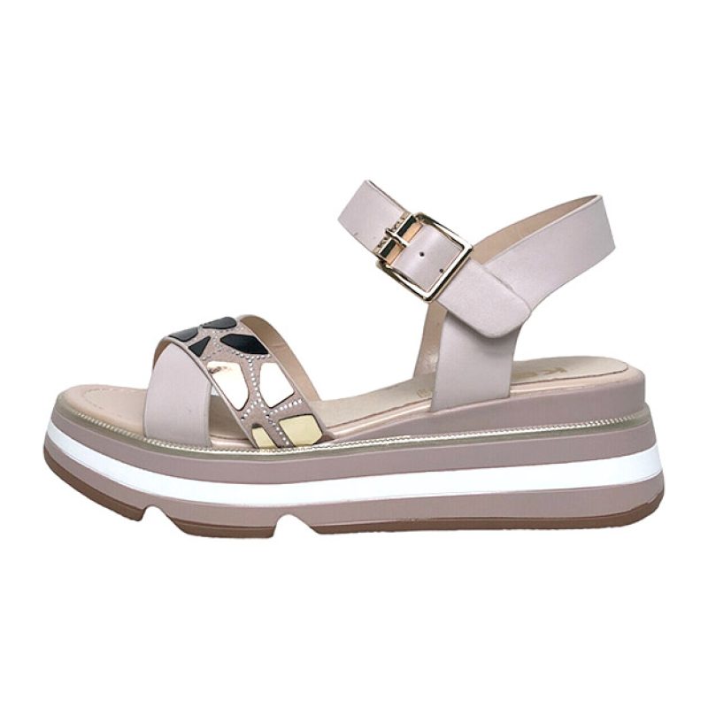 Sandalo Donna KEYS in pelle - K-8170 PINK