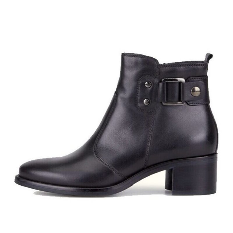Tronchetto Donna KEYS in pelle - K-8530 BLACK