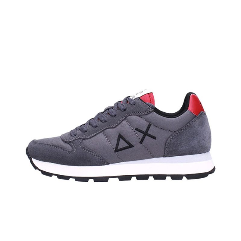 Sneaker Uomo in tessuto e camoscio