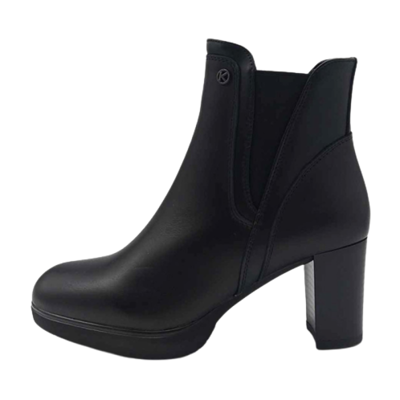 Tronchetto Donna KEYS in pelle - K-8850 BLACK