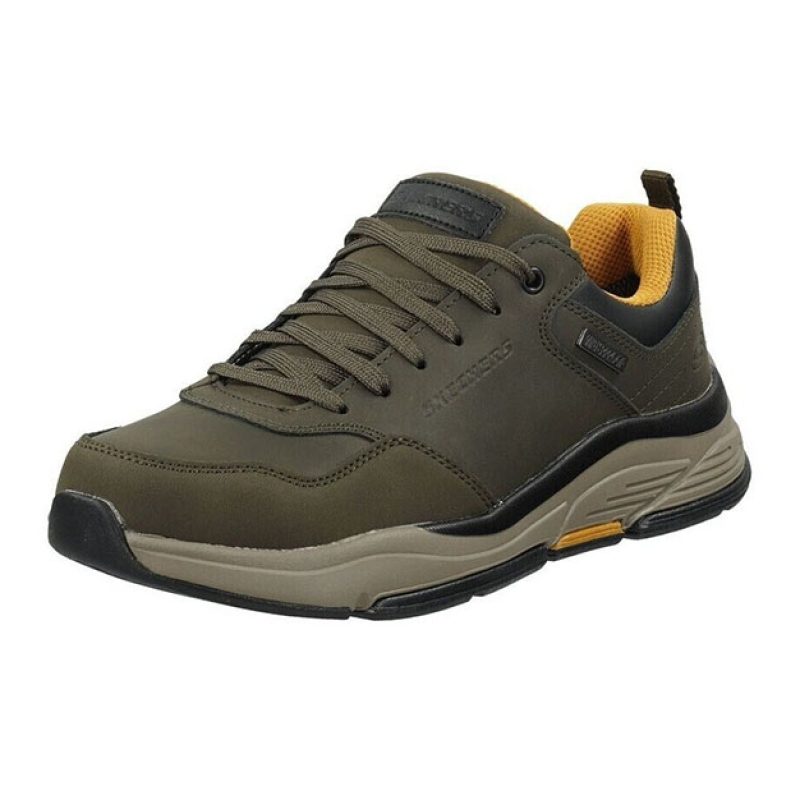 Sneaker Uomo SKECHERS in pelle - 210021OLV OLIVE