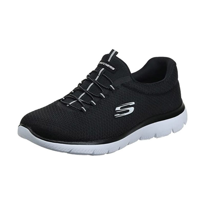 Sneaker Donna SKECHERS in tessuto mesh - 12980/BBK