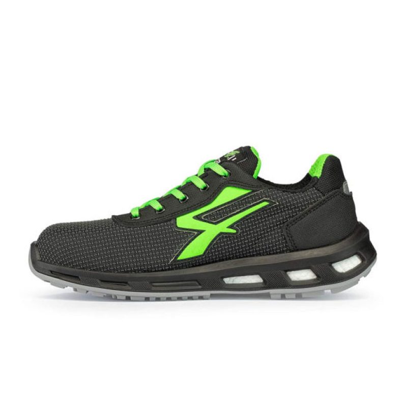 Scarpa da lavoro U-POWER RED LION STRONG ESD S3 C1 SRC - STRONG RL20356 NERO/VERDE